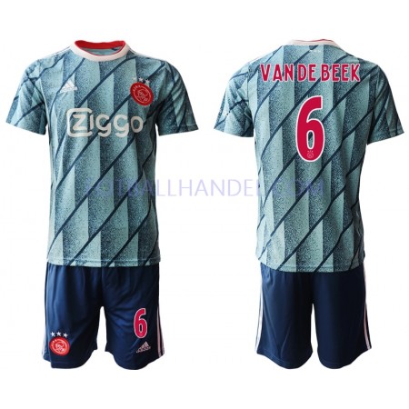 Barn Fotballdrakter AFC Ajax VAN DE BEEK 6 Borte 2020-21 Kortermet